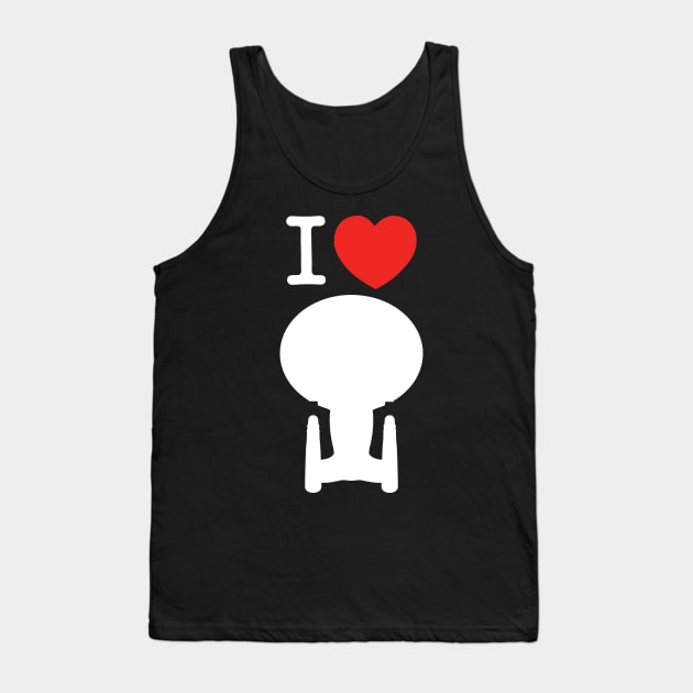 I ♥︎ Star Trek – The Next Generation (white-out) Tank Top by andrew_kelly_uk@yahoo.co.uk